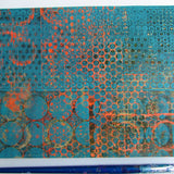 Original Monoprint Bound All Media A5 Notebook – 160gsm Seawhite Paper (50 Pages / 100 Sides) - punchinella