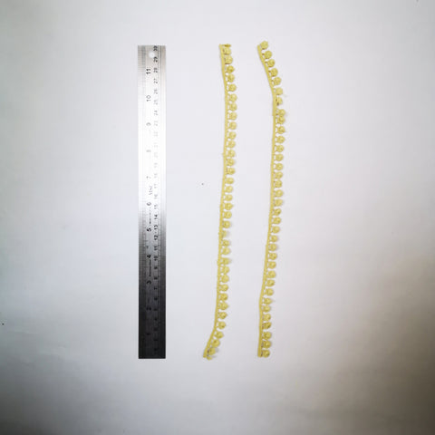 Bobble edge braid for gel plate texture making