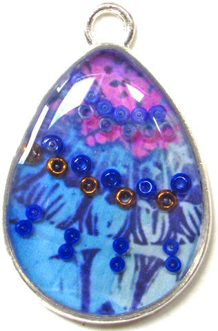 Spellbind - silver plated pendant and necklace