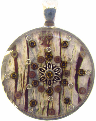 Ghost - silver plated pendant (small) and necklace