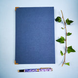 Handbound journal / notebook / diary / Hydrangea flower design