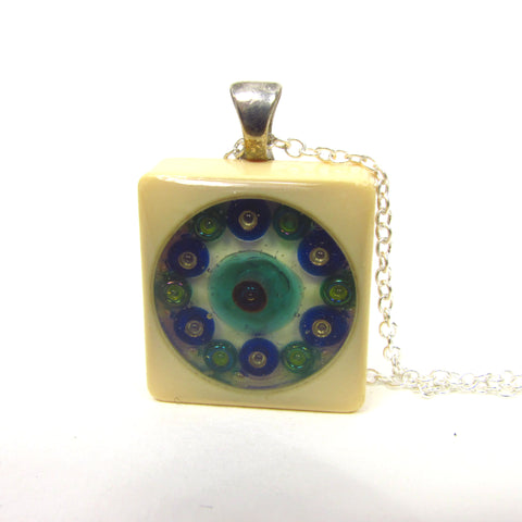 Lagoon - Scrabble tile necklace