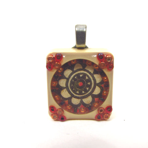Botanic - Scrabble tile necklace