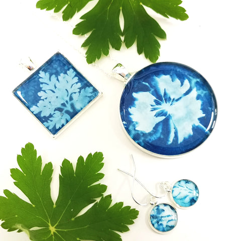 Cyanotype Jewellery 