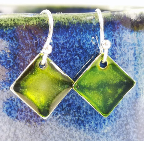 Envy - inky drop earrings
