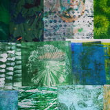 Green - Mixed Media Collage paper pack - great for craft projects