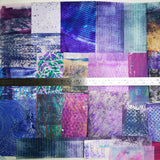 Purple - Mixed Media Collage paper pack - great for craft projects