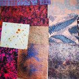 Warm colours - Mixed Media Collage paper pack - great for craft projects