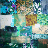 Green 1 - Mixed Media Collage paper pack - great for craft projects