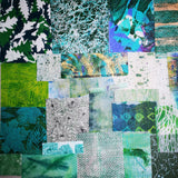 Green - Mixed Media Collage paper pack - great for craft projects