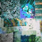 Green - Mixed Media Collage paper pack - great for craft projects