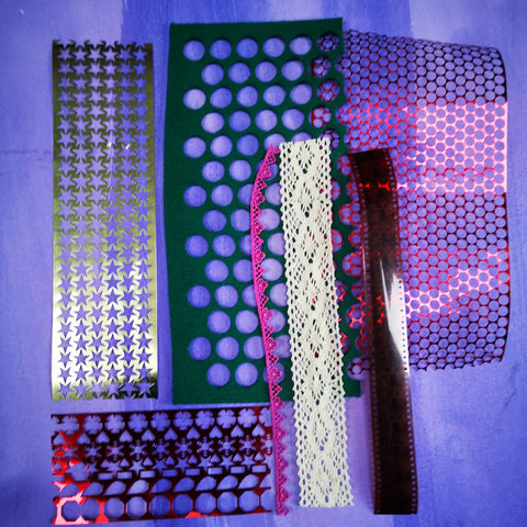 Texture pack for gel plate printing