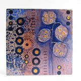 Honesty - Mixed Media Collage Art Work on Wood Canvas