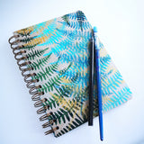 Original Monoprint Bound All Media A5 Notebook – 160gsm Seawhite Paper (50 Pages / 100 Sides) - Undergrowth