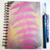 Original Monoprint Bound All Media A5 Notebook – 160gsm Seawhite Paper (50 Pages / 100 Sides) - Shade