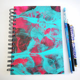 Original Monoprint Bound All Media A5 Notebook – 160gsm Seawhite Paper (50 Pages / 100 Sides) - Vibrance