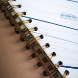 Original Monoprint Bound All Media A5 Notebook – 160gsm Seawhite Paper (50 Pages / 100 Sides) - Font