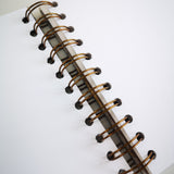 Original Monoprint Bound All Media A5 Notebook – 160gsm Seawhite Paper (50 Pages / 100 Sides) - Font