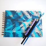 Original Monoprint Bound All Media A5 Notebook – 160gsm Seawhite Paper (50 Pages / 100 Sides) - Shade