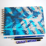 Original Monoprint Bound All Media A5 Notebook – 160gsm Seawhite Paper (50 Pages / 100 Sides) - Shade