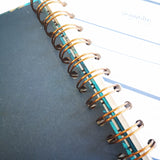 Original Monoprint Bound All Media A5 Notebook – 160gsm Seawhite Paper (50 Pages / 100 Sides) - Shade