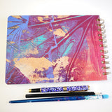 Original Monoprint Bound All Media A5 Notebook – 160gsm Seawhite Paper (50 Pages / 100 Sides) - Beam