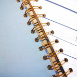 Original Monoprint Bound All Media A5 Notebook – 160gsm Seawhite Paper (50 Pages / 100 Sides) - Meadow