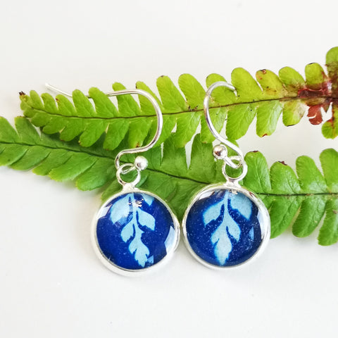 Pinnacle - silver plated earrings