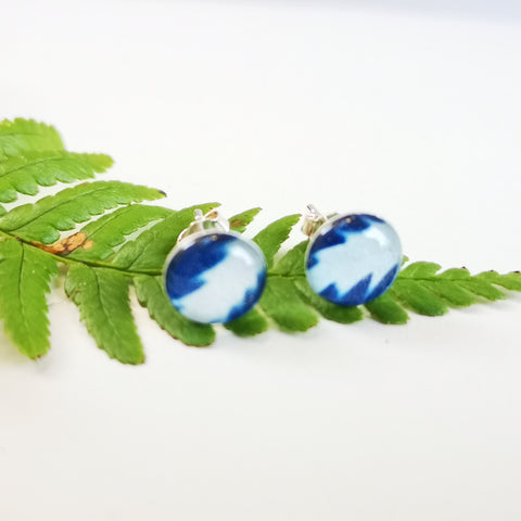 Margin - sterling silver earrings