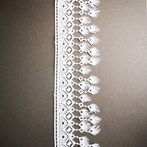 Fancy tassel braid for gel plate texture making