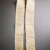 Sisal edging for gel plate texture making