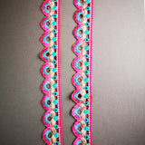 Floral braid for gel plate texture making