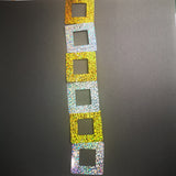 Large glitter strip for gel plate texture making