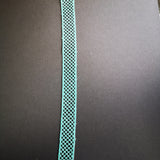 Trellis lace braid edging for gel plate texture making