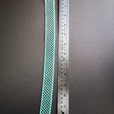 Trellis lace braid edging for gel plate texture making