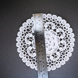 Medium sewn doily for gel plate texture making approx 15cm wide