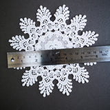 Medium sewn doily for gel plate texture making approx 15cm wide