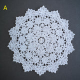 Medium sewn doily for gel plate texture making approx 15cm wide