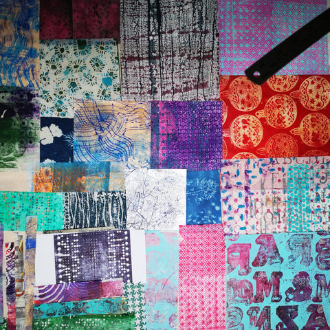 Mix 2 - Mixed Media Collage paper pack - great for craft projects