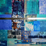 Blue 1 - Mixed Media Collage paper pack - great for craft projects