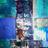 Blue 1 - Mixed Media Collage paper pack - great for craft projects