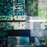 Green/Blue - Mixed Media Collage paper pack - great for craft projects