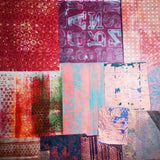 Warm Colours - Mixed Media Collage paper pack - great for craft projects