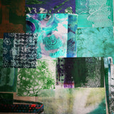Green - Mixed Media Collage paper pack - great for craft projects