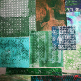 Green - Mixed Media Collage paper pack - great for craft projects