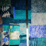 Blue - Mixed Media Collage paper pack - great for craft projects