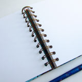 Original Monoprint Bound All Media A5 Notebook – 160gsm Seawhite Paper (50 Pages / 100 Sides) - abstraction