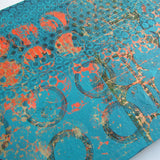 Original Monoprint Bound All Media A5 Notebook – 160gsm Seawhite Paper (50 Pages / 100 Sides) - punchinella