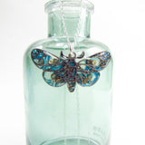 Flutter - Moth Monoprint Pendant and Sterling Silver Necklace