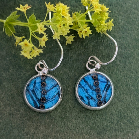 Folio - silver plated earrings